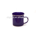 new design colorful china printed mug/ enamel mug with handle